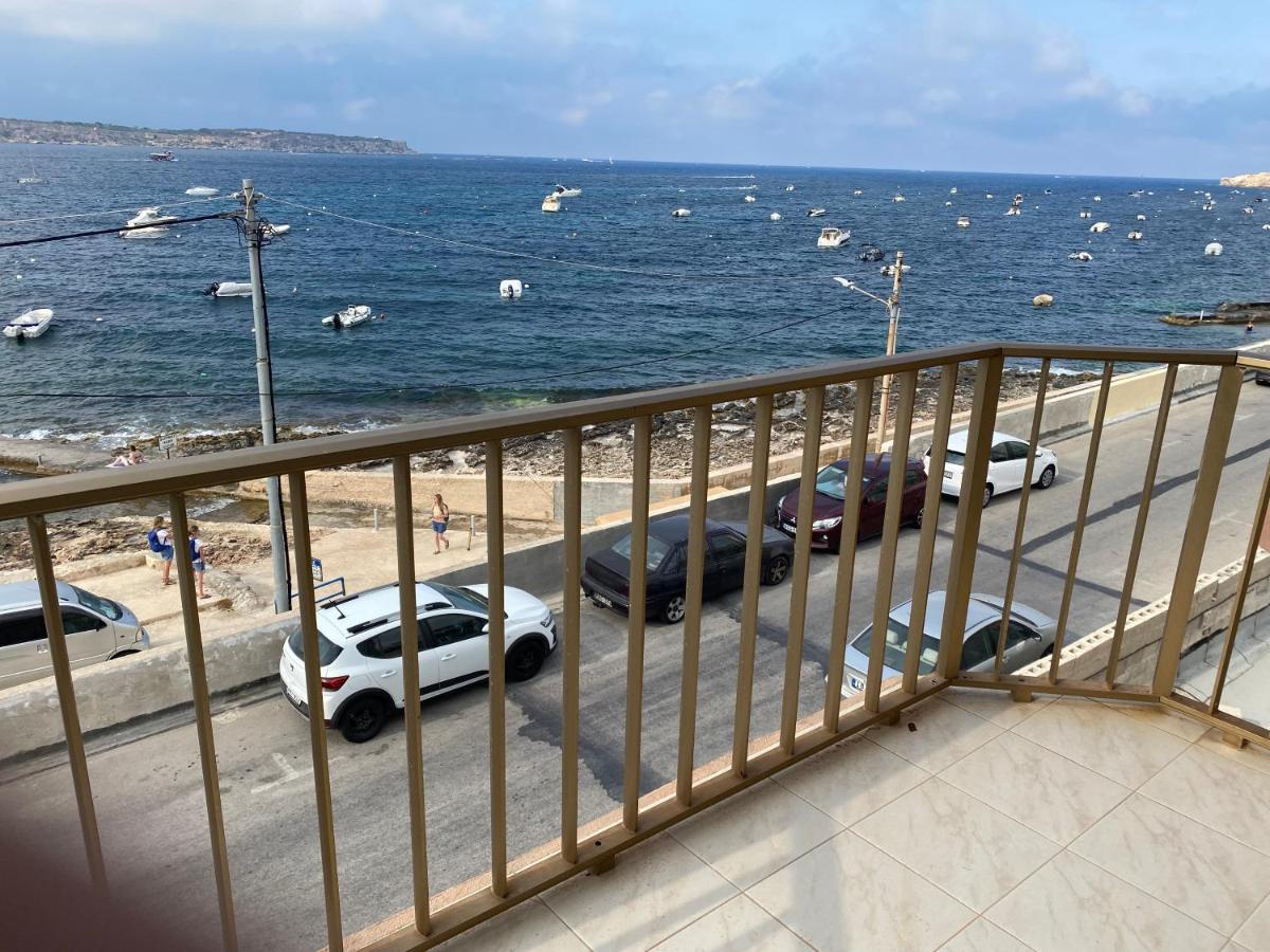Sea Front Apartment At Mellieha Bay, Malta! Extérieur photo