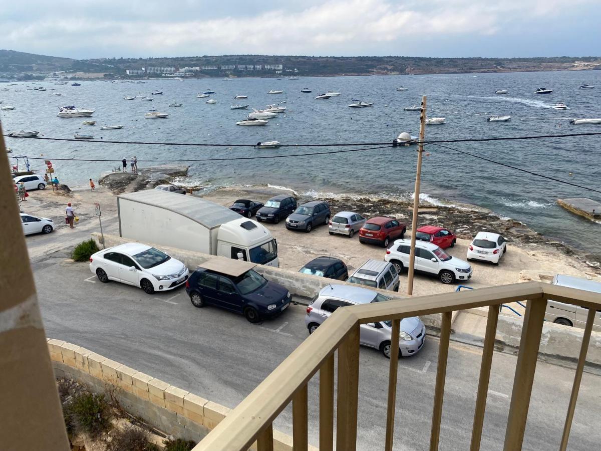 Sea Front Apartment At Mellieha Bay, Malta! Extérieur photo